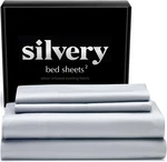 Silver Infused Bed Sheets Set Self-cooling, Hygienic Fabric, Fresh 3X Longer. Fixed Price $233.99.